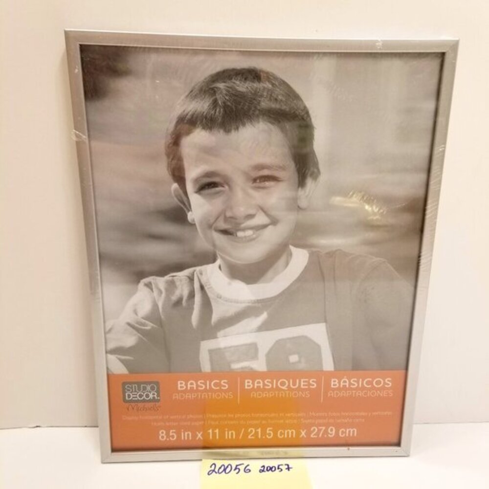 🆕Michael's Studio Decor Basic Adaptations 8.5"x11" Stainless Steel Silver Frame